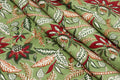 Mughal Floral Print Cotton Fabric: Hand Block Printed Indian Fabric