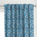 Blue and White Colour Hand Block Print Curtain & Drapes, Pure Cotton Fabric