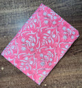 Hand Block Print Cotton Fabric: Indian Floral Textile, 1 Yard