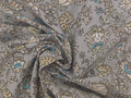 Purple Colour Handmade Block Print Cotton Fabric by the Yard | Eco-Friendly & Breathable