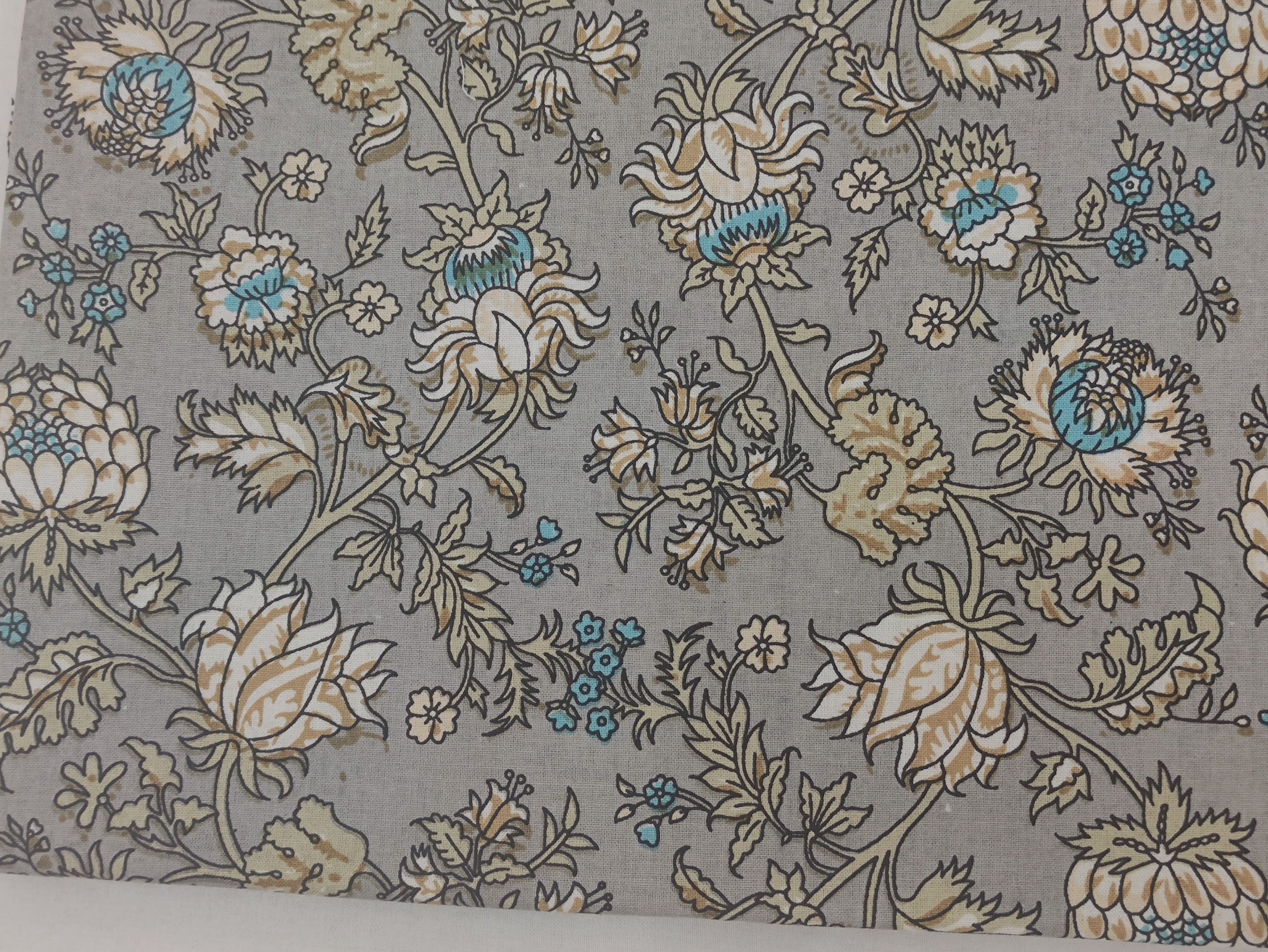 Purple Colour Handmade Block Print Cotton Fabric by the Yard | Eco-Friendly & Breathable