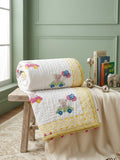 Hand-Block Printed Cotton Baby Quilt | Soft & Breathable Heirloom Quilt