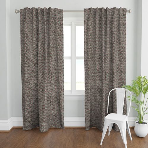 Pink and Green Colour Hand Block Print Curtain & Drapes, Pure Cotton Fabric
