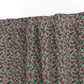 Pink and Green Colour Hand Block Print Curtain & Drapes, Pure Cotton Fabric