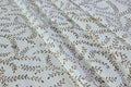 White Cotton Traditional Floral Hand Block Print Unstiched Material For Men's Kurta Shirts & Women's Kurti and Other Dress Material