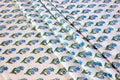 Mughal Print Cotton Fabric: Blue Floral Blockprint, Handstamped