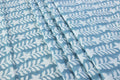 Mughal Print Cotton Fabric: Blue & White Indian Blockprint