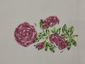Floral Block Print Cotton Fabric: Hand Stamped Indian Fabric