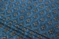 Dabu Print Cotton Fabric: Hand Stamped Floral Block Print