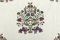 Hand Block Print Indian Cotton Fabric: Mughal Floral Print
