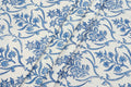 Blue and White colour Pure cotton Indian block print fabric by the yard, Fabric sample, Indian wood block, Fabric by the meter