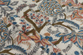 Mughal Print Cotton Fabric: Hand-Stamped Floral Dress Fabric