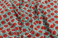 Mughal Print Cotton Fabric By The Yard: Hand Block Floral Fabric