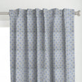 Blue, White and Yellow Colour Hand Block Print Curtain & Drapes, Pure Cotton Fabric