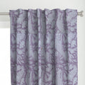 Purple and White Colour Hand Block Print Curtain & Drapes, Pure Cotton Fabric