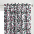 Pink and White Colour Hand Block Print Curtain & Drapes, Pure Cotton Fabric