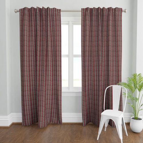 Red and Green Colour Hand Block Print Curtain & Drapes, Pure Cotton Fabric