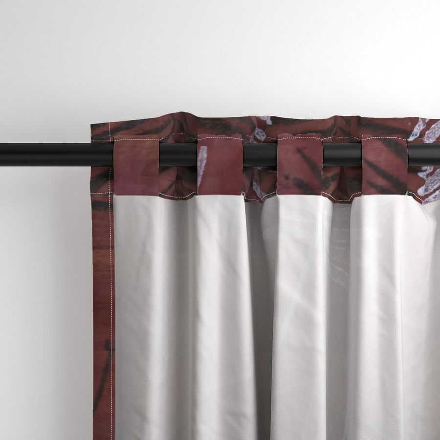Red and Black Colour Hand Block Print Curtain & Drapes, Pure Cotton Fabric