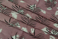 Pink Floral Blockprint Cotton Fabric: Hand-Stamped Indian Fabric