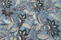 Grey Handmade Block Print Cotton Fabric by the Yard | Eco-Friendly & Breathable