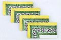 Hand Block Printed Cotton Napkins | Elegant Table Linen- Yellow and Green
